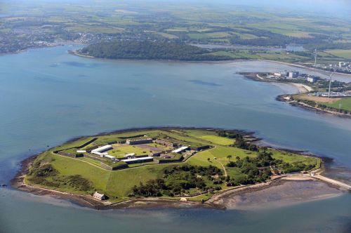 Aerial view of Spike Island, Cobh, Co Cork_master