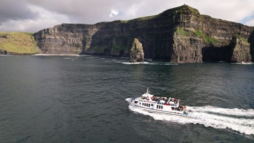 Doolin Ferry, Cliffs Of Moher, Sea Stack, Co Clare_master