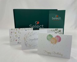 Gift Box includes a Select Hotels & Experiences Gift Voucher plus 4 specially selected Irish gifts